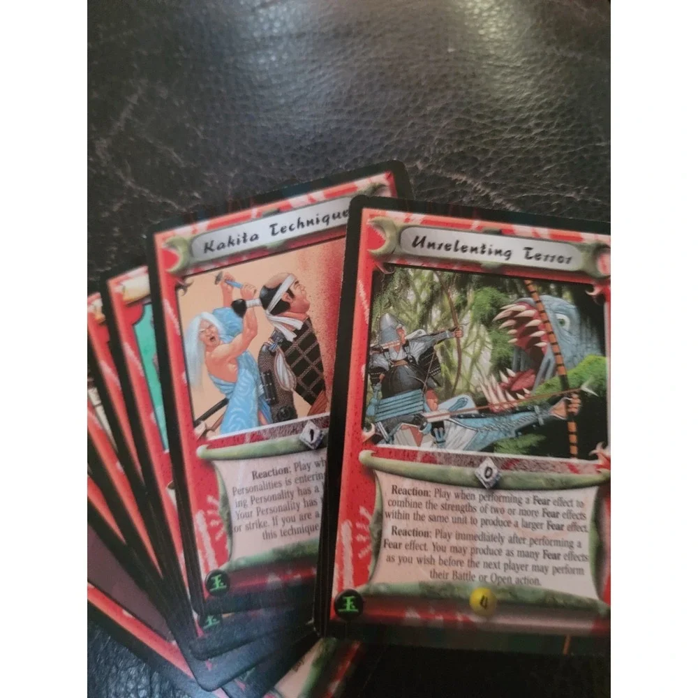32x Vintage 1998 CCG Card Lot — Legend of the Five‎ Rings L5R